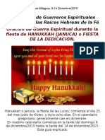 Oracion Fiesta de Hanukka