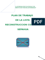 Plan de Trabajo Comunal