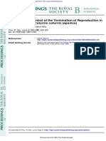 Japanese Quail (Coturnix Coturnix Japonica) Photoperiodic Control of The Termination of Reproduction in