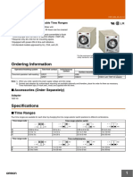 Ordering Information: Solid-State Timer