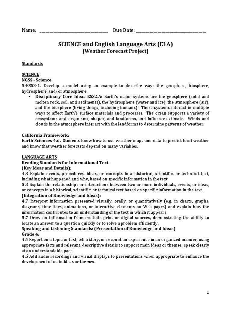 Weather Forecast Project PDF