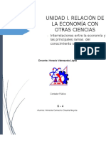 INTERRELACIONES ENTRE LA ECONOMÍA Y LAS PRINCIPALES RAMAS  DEL CONOCIMIENTO SOCIAL - copia.docx