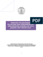 Panduan Pelatihan Dan Pendampingan K13 - SMP