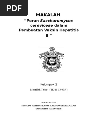 Makalah Biotek Vaksin Hepatitis B