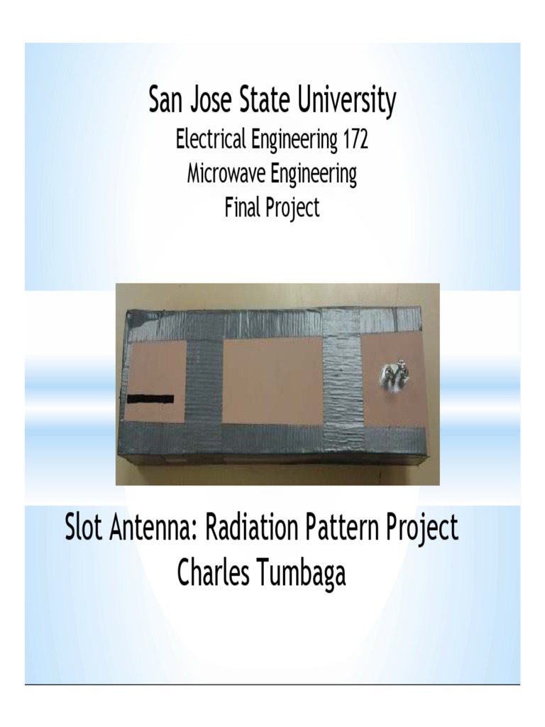 Slot Antenna Design and Applications | PDF