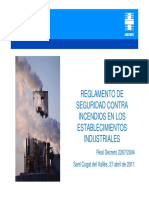 Seguridad contra incendios establecimientos industriales