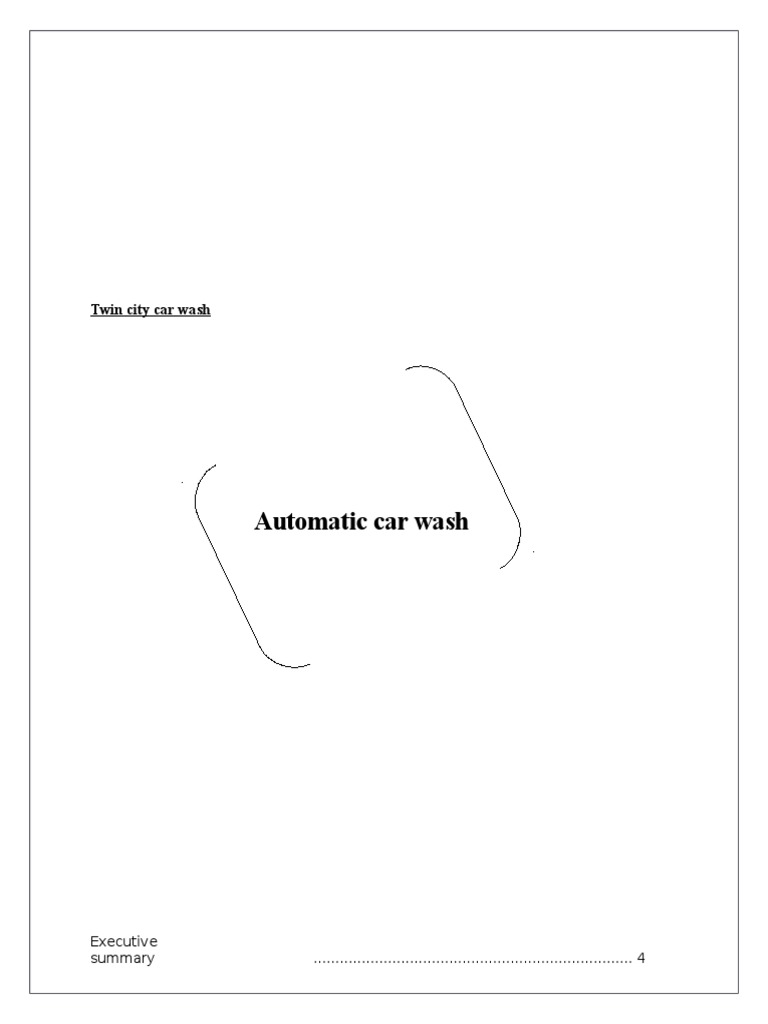 AUTOMATIC CAR WASH Project Report Final PDF Balance Sheet