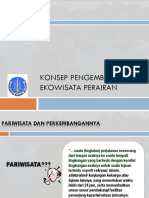 Konsep Pengembangan Ekowisata Perairan