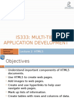 Lec2 - IS333 - HTML5