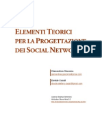 Elementi Teorici Per La Progettazione Dei Social Network (1.0) 20070924