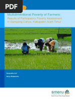 Multidimentional Poverty of Farmers:: Results of Participatory Poverty Assessment in Gampong Cahya, Kabupaten Aceh Timur