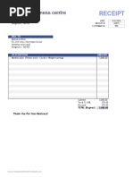 driver salary receipt template