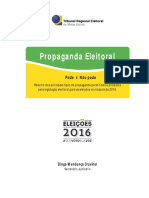 ANEXO E - Resumo Dos Principais Tipos de Propaganda Permitidos e Proibidos Para as Eleições 2016