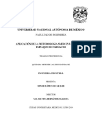 APLICACIÓN DE LA METODOLOGIA SMED EN UNA LINEA DE EMPAQUE DE FARMACOS, Oscar Jair Minor Lopez, Si.pdf