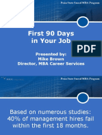 1st 90 Days in Your Job PDF