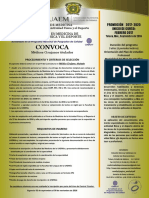 Convocatoria Cemafyd 2017-2020