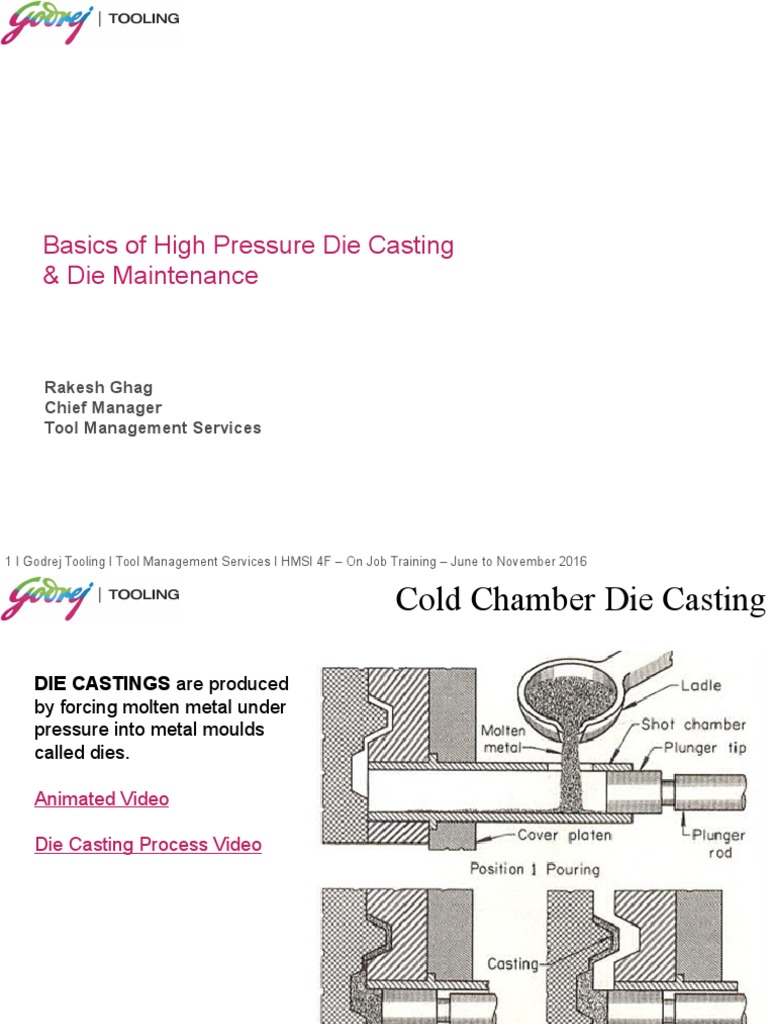 Basics of HPDC | PDF | Casting (Metalworking) | Welding
