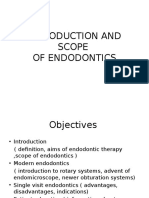 Introduction and Scope Endontics