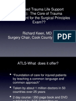 Advanced Trauma Life Support (ATLS) : The Core of Trauma Management For The Surgical Principles Exam??