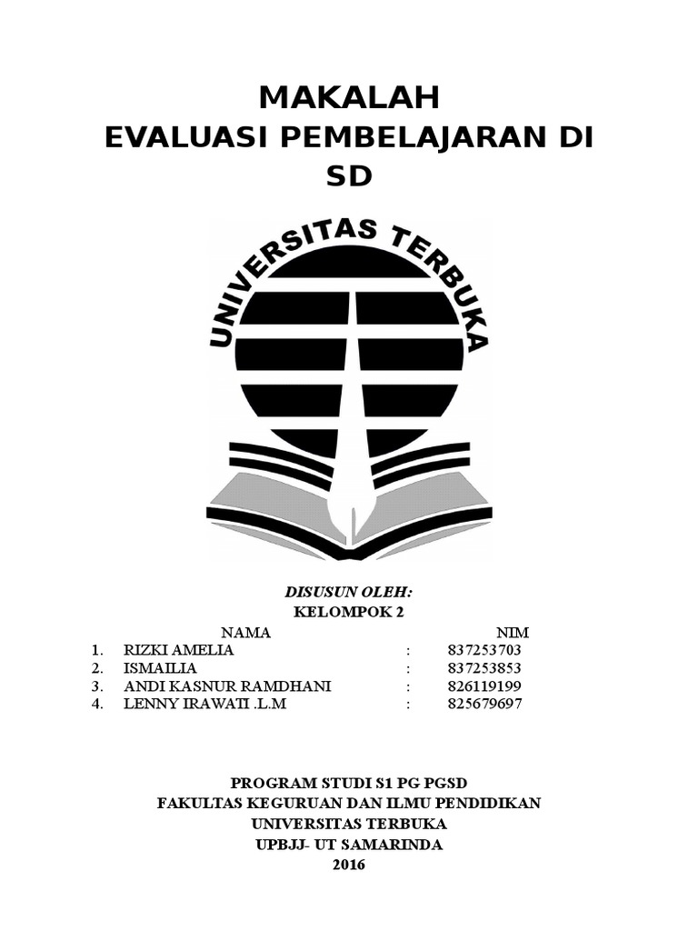 Makalah Evaluasi Pemb Modul 4 Docx