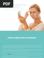 Como Acabar Com as Espinhas