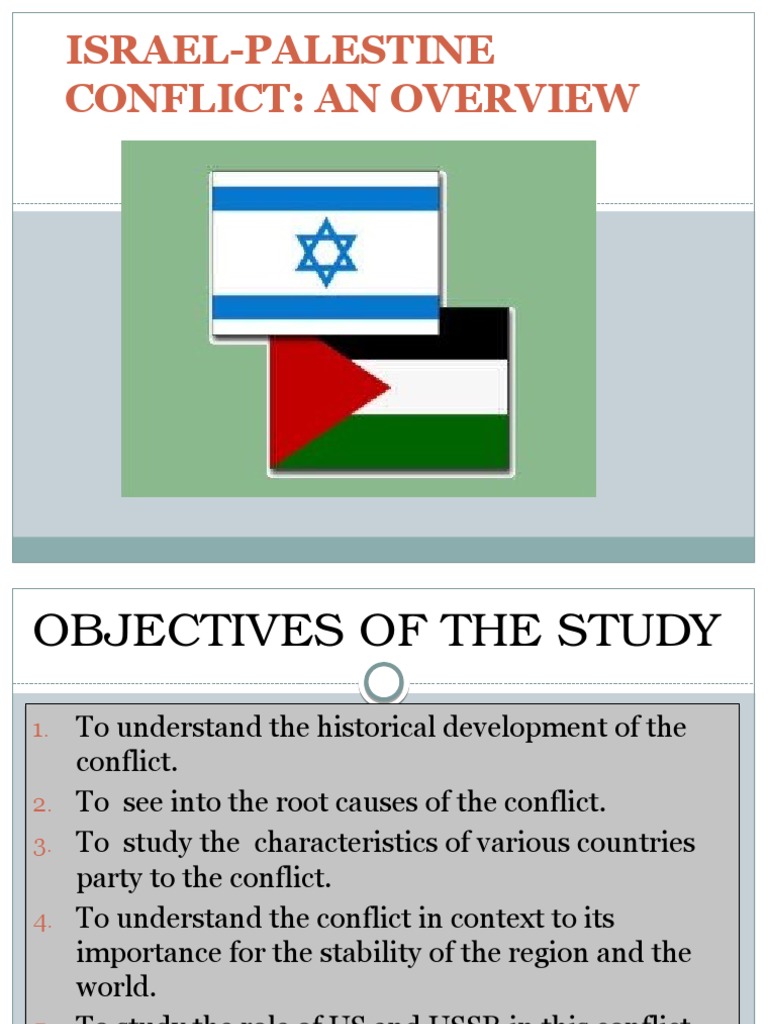Overview of the Israel-Palestine Conflict | PDF | Israel | World Politics