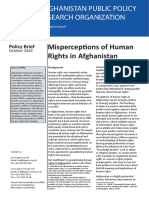 Policy Brief - Misperceptions of Human Rights in Afghanistan
