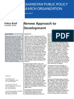Policy Brief - Renew Approach to Development