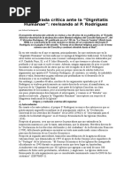 Enciclica Dignitate Humanae