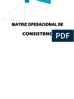 Matrices de Consistencia