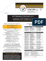 Kansas City Chiefs At Pittsburgh Steelers (Oct. 2)