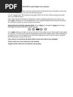 CHEM1001 Model MCQ