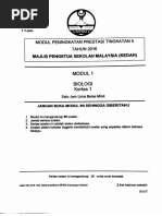 2016 Percubaan Spm Kedah Biologi Kertas 1