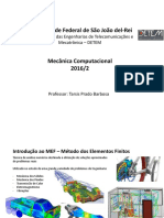 Mecânica Computacional - 1 PDF