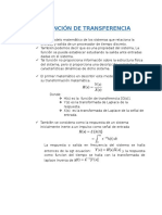 Función de Transferencia