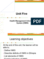 267183493 Unit 5 Health Management Information System HMIS Ppt