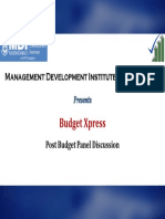 Budget Xpress: Management Development Institute, Murshidabad