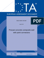 Precast Concrete Composite Wall With Point Connectors: April 2015
