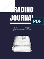 Forex School Online EXAMPLE Journal Only PDF Version