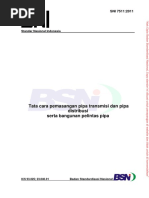 Download SNI 7511-2011 Tata Cara Pemasangan Pipa Transmisi Dan Pipa Distribusi Serta Bangunan Pelintas Pipa by Nanda Darlis SN326081139 doc pdf