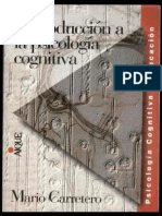 Introduccion A La Psicologia Cognitiva - Carretero Mario PDF