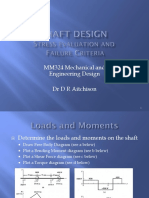 Shaft Design - Overheads PDF