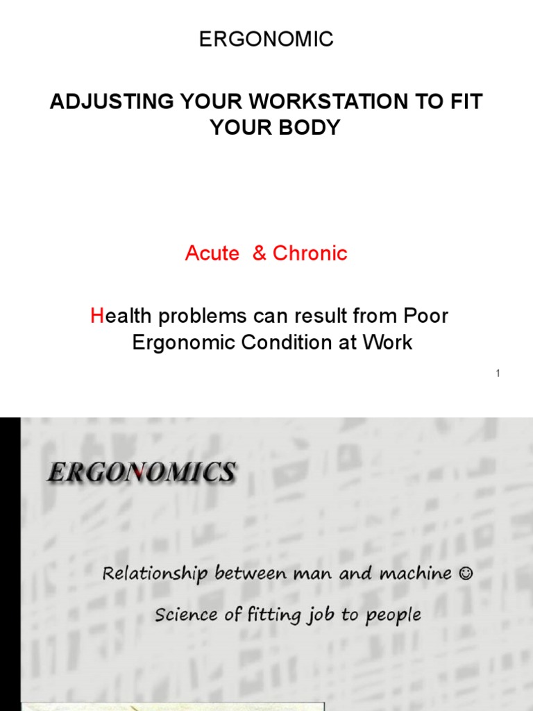 Ergonomic Hazards and Solutions | PDF | Human Factors And Ergonomics ...