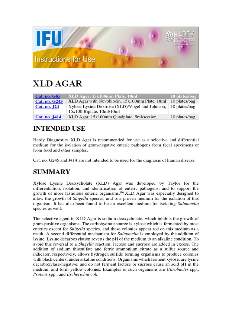 XLD AGAR MSDS Download Free PDF Infection Microbiology
