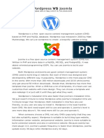 Wordpress VS Joomla: M. Iqbal Zia Ul Haq / D4 IT B / 2110161034