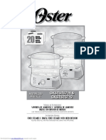 Manual Vaporera Oster 2 y 3 Niveles PDF