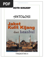 Nota Lengkap Antologi Jaket Kulit Kijang Dari Istanbul