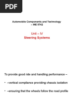 Automobile Unit-4.Steering Systems