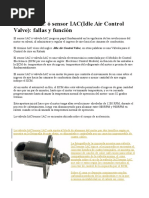 Válvula IAC Ó Sensor IAC (Idle Air Control Valve) - Fallas y ...