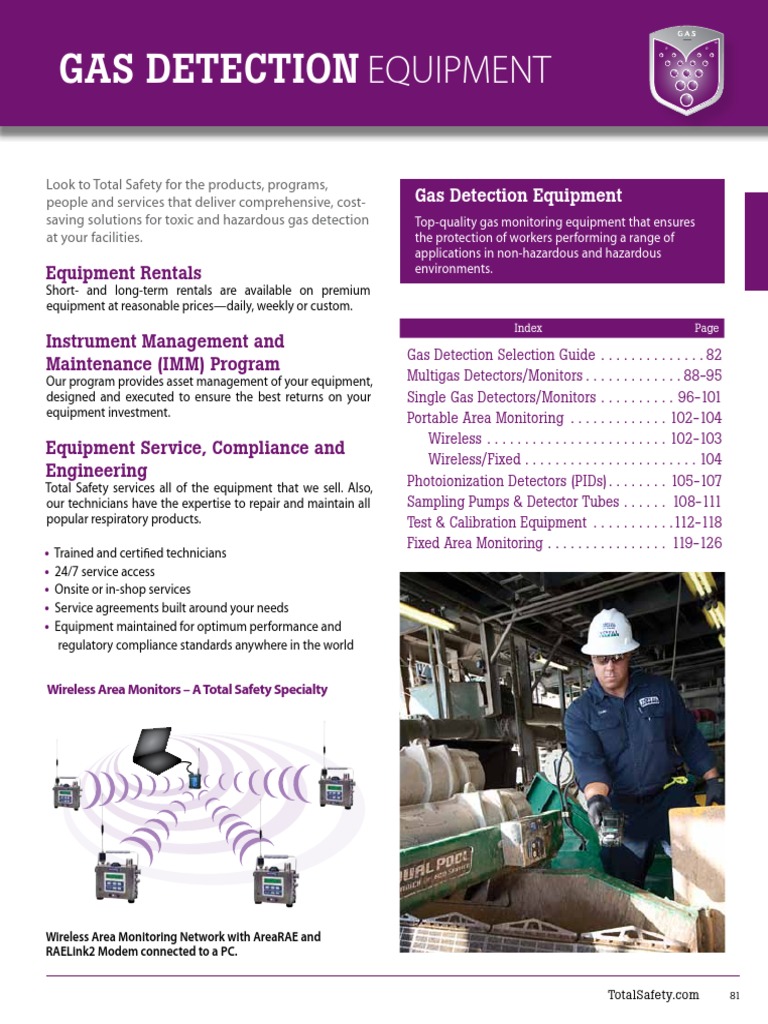 GasDetectionEquipment PDF | PDF | Computer Monitor | Energy And Resource